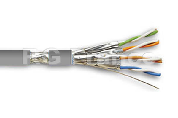Câble IP souple Cat.6 U/FTP gris en C/100m - Cliquez sur l'image pour la fermer