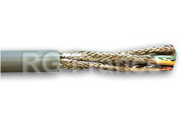 Câbles paires blindées par tresse LIYCY-BP (pour RS232 par exemple)
