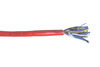 Câble alerte incendie SYT1 1 paire AWG20 (8/10°) gaine C2 rouge en 100m