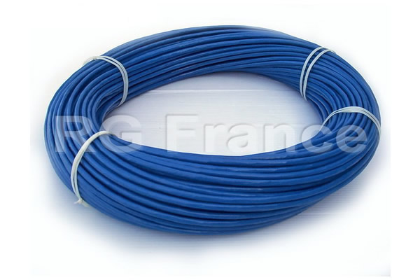 Câble 1 paire 0.22 protocole lumière DMX512 bleu (installations fixes ou mobiles) - Cliquez sur l'image pour la fermer