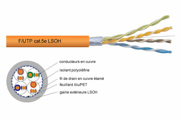 F/UTP Cat. 5e 200 MHz LSOH en T/500m - Cliquez sur l'image pour la fermer