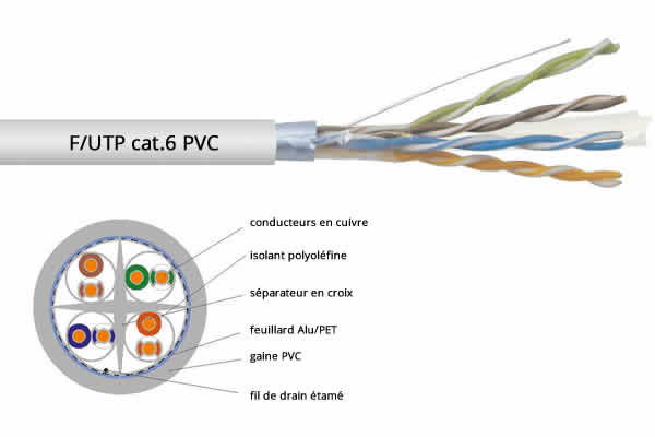 F/UTP Cat. 6 350 MHz PVC en C/100m - Cliquez sur l'image pour la fermer