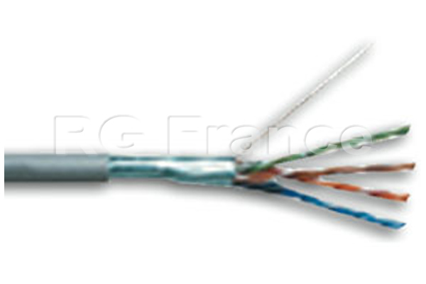 Câble IP souple Cat.5e F/UTP gris en C/100m - Cliquez sur l'image pour la fermer
