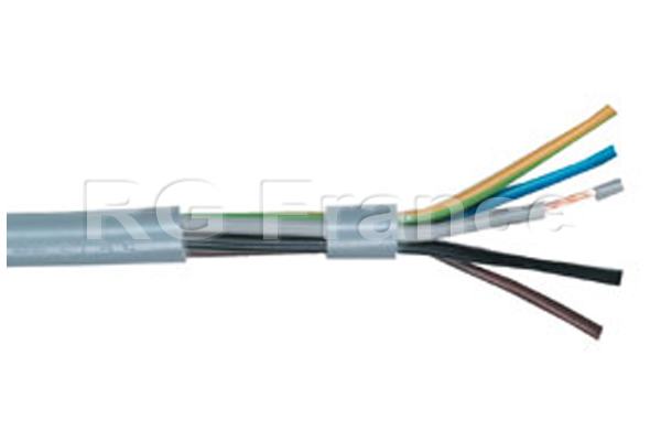 Câble souple H05VV-F gris 5G1.5mm² en 50m - Cliquez sur l'image pour la fermer