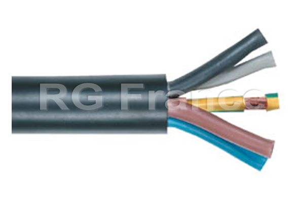 Câble électrique souple harmonisé H07RN-F noir 4G4mm² - Cliquez sur l'image pour la fermer