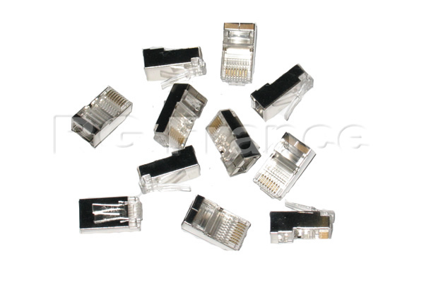 Plug RJ45 à sertir (sans insert) sur câbles Cat.6 souples patch - Cliquez sur l'image pour la fermer