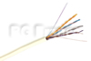 Câble téléphonique 4 paires (cuivre) série PTT 298 (sans écran) gaine ivoire en couronne de 100m